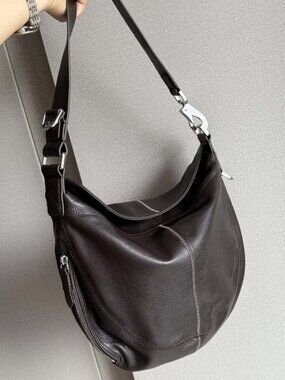 LEMAIRE Brown Quiver Clip Bag
